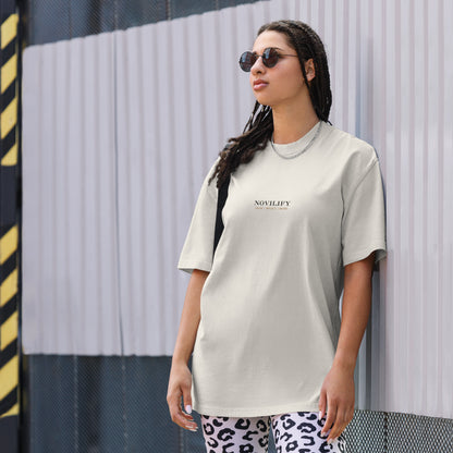 Simple Novilify Oversized Faded Tee